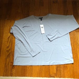 NWT Eileen Fisher stunning blue top
